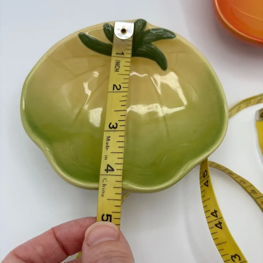 Williams Sonoma Vintage Ceramic Heirloom Tomato Dish Dip Salsa qty 2 replacement